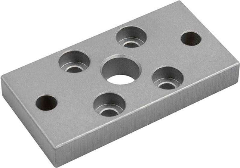 Front- oder Bodenflansch, iso 21287, unitop, Kolben-Ø 25 - Riegler