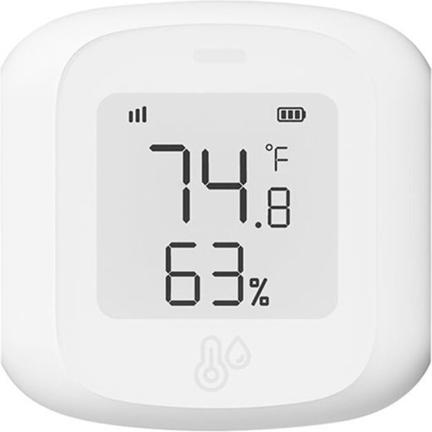 Tuya Smart Zigbee LCD-Temperatur- und Luftfeuchtigkeitssensor, Kabelloser Detektor, Intelligente VerknüPfung, UnterstüTz...