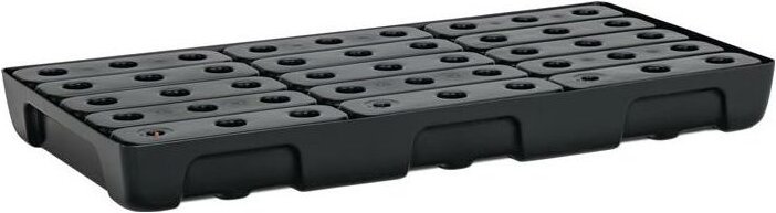 Cemo - Auffangwanne 27 l L976xB495xH95mm Polyethylen mit PE-Rost und Leckanzeiger