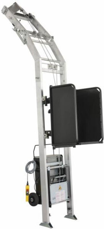 Materialaufzug mit Materialkasten – Höhe 10,5 m – Maximale Tragkraft 200 kg - ME200/10.50