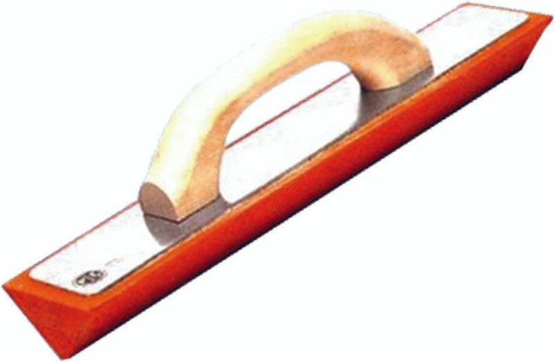 Schwammschwimmer mit orangem dreieckigem abschnitt und aluminiumbasis 350X70X4-819/5-E