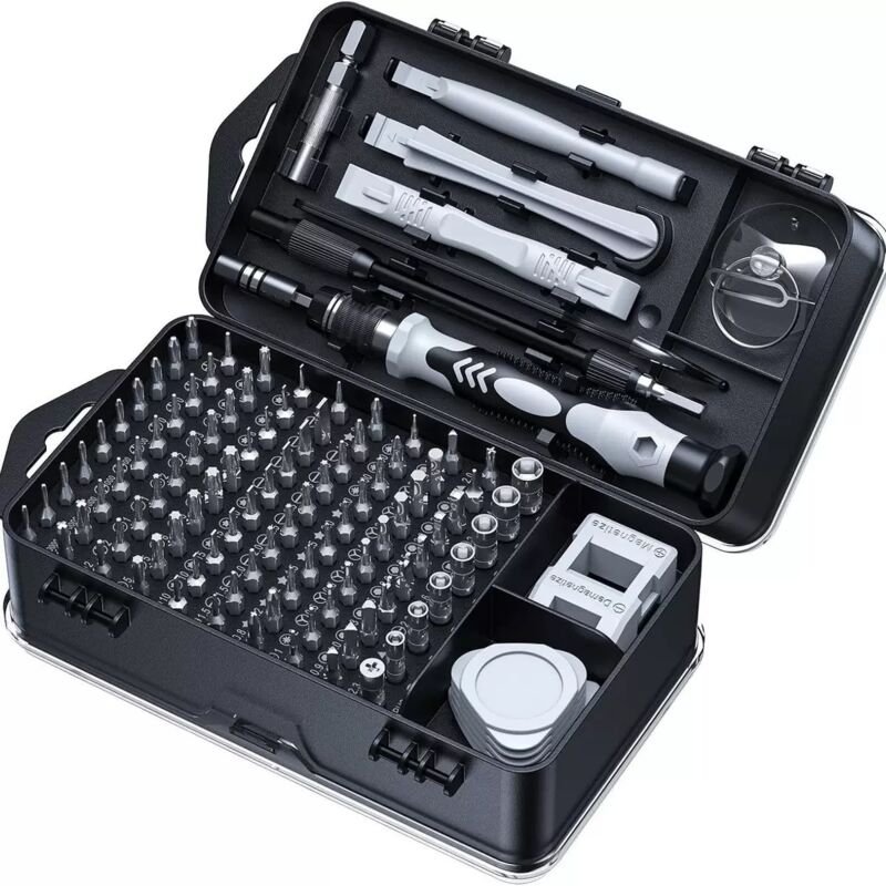 115-in-1 Präzisionsschraubendreher-Set, kleiner Schraubendreher für Elektronik, Brillenreparatur-Werkzeugset, Mini-Schra...