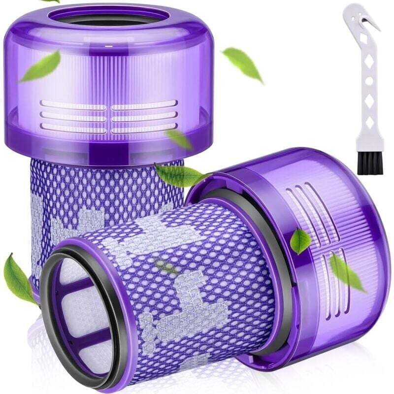 2er-Pack Filter für Dyson V12 Staubsauger, Filter für Dyson V12 Slim Staubsauger, waschbarer HEPA-Ersatzfilter für Dyson...