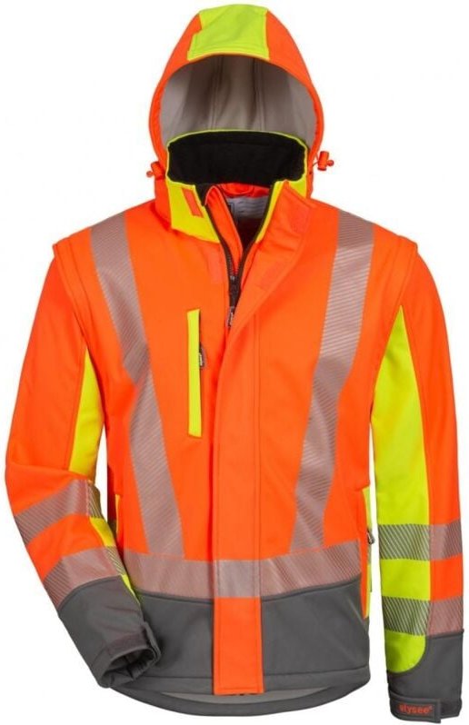 Gr .4XL (70/72) ATANAS WARNSCHUTZ-SOFTSHELLJACKE orange ATANAS HIGH VISIBILI