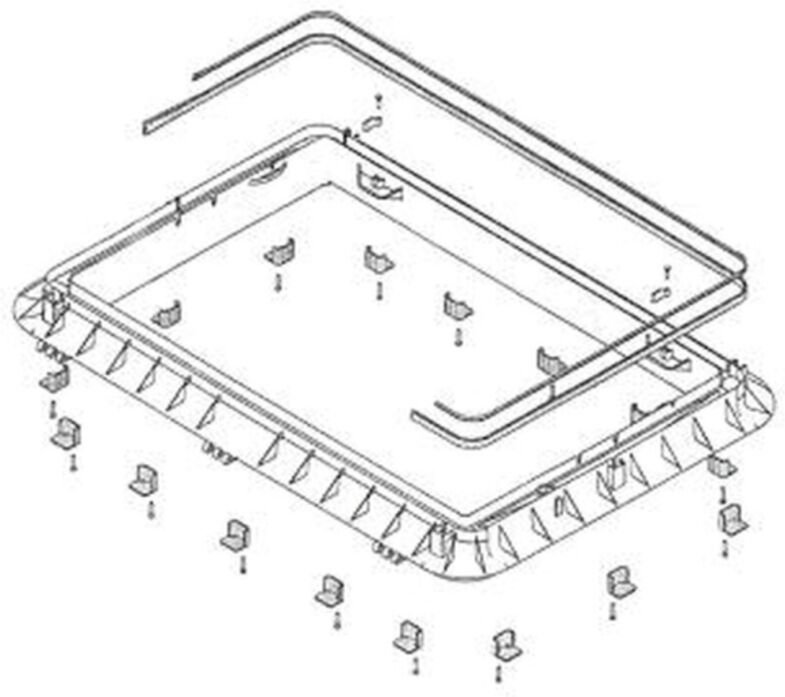 Montagekeile Midi Heki von 25 bis 29 mm - Dometic