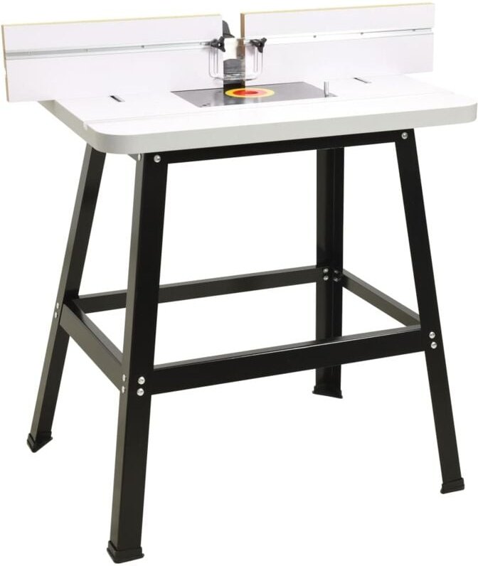 Oberfräsentisch Stahl und mdf 81x61x88 cm Vidaxl