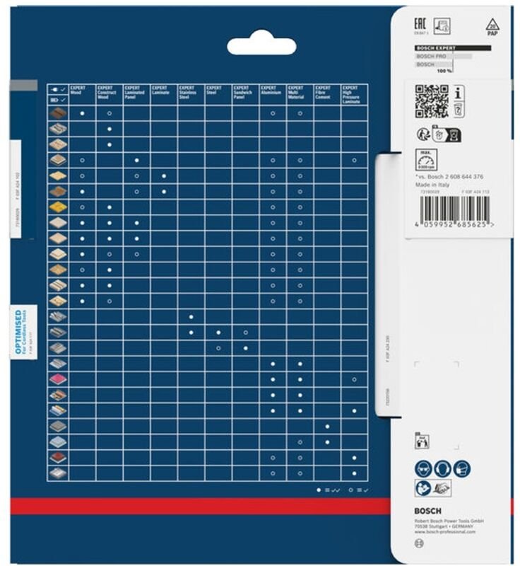 Bosch EXPERT Kreissägeblatt Wood, 185x1,8x20 mm, Z32