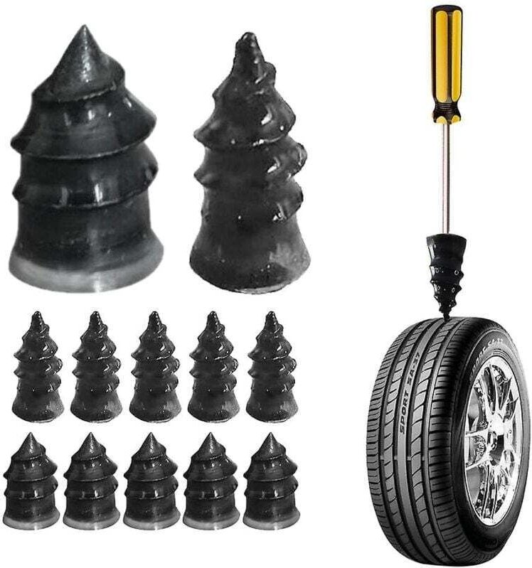 Vakuum-Reifenreparaturset für Roller, Werkzeug zur Reparatur von schlauchlosen Gummireifen (L)