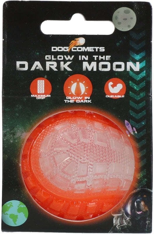 Hundekometen leuchten im dunkeln mond orange s