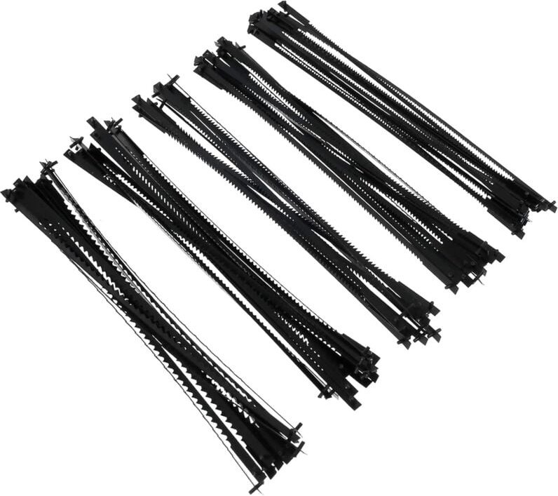 60 Stück Laubsägeblätter 133mm Tpi 10/15/18/21/24 Für Laubsäge aus langlebigem Kohlenstoffstahl mit Zapfen zum Schneiden...