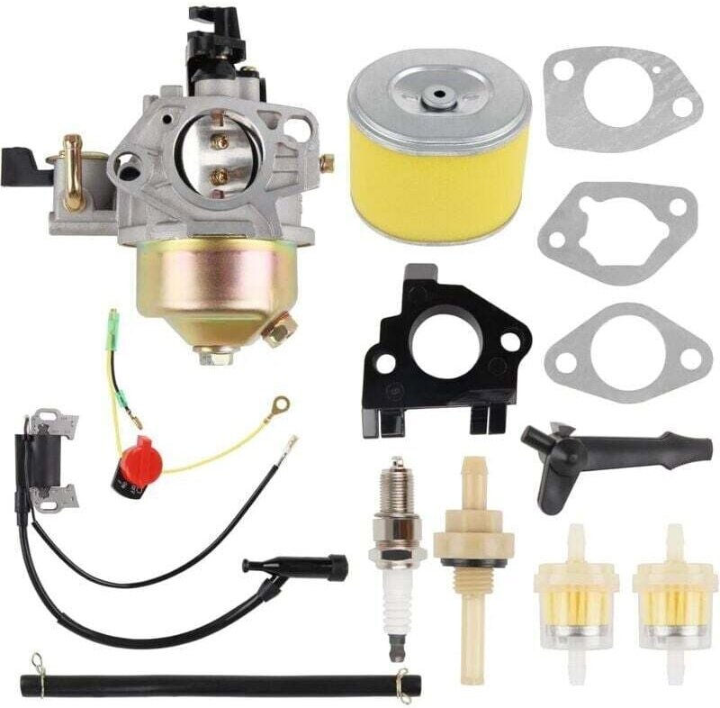 GX340 Rasenmäher-Vergaser-Ersatzsatz mit Zündspule für Honda GX390 gx 390 gx 340 13 ps 11 ps GX340U1 GX340R1 GX340K1 WT4...
