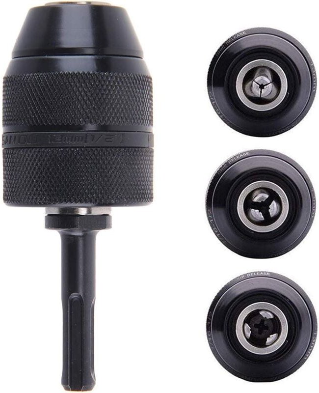 Schnellspannbohrfutter 2-13mm 1/2-20UNF mit Adapter Bohrfutter SDS in Dreibackenfutter Bohrfutter Adapter Zwei-Loch-Bohr...