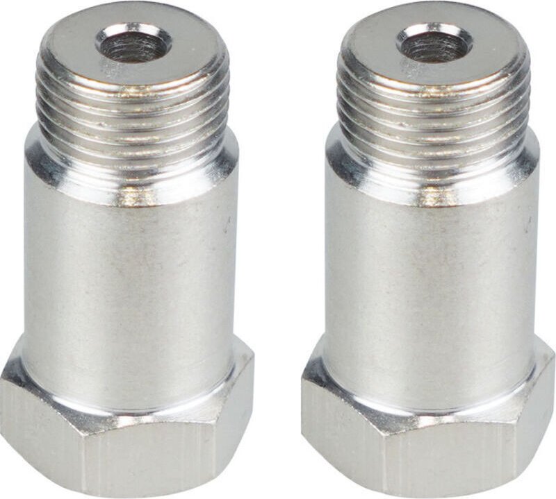2 Stück M18 1,5 Sauerstoffsensor-Adapter O2-Abstandshalter Isolator Motorkontrollleuchte CEL-Fix Verlängerungslänge 45 m...