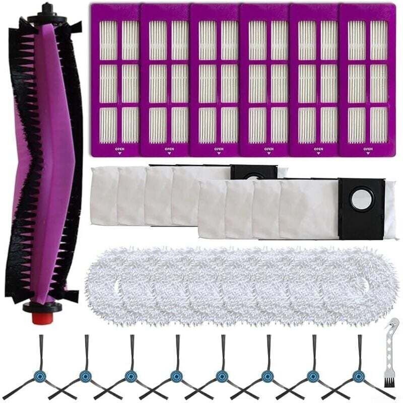 Kit de sac à poussière avec brosse latérale principale, compatible avec Eureka J15 Pro pour aspirateur Ultra, accessoire...