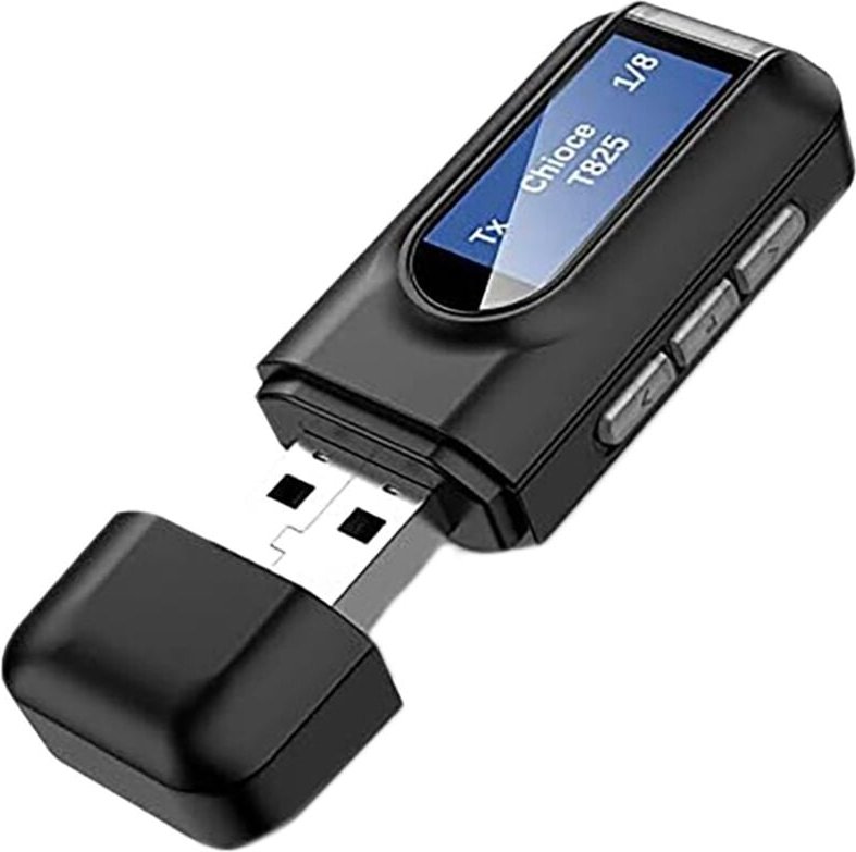 Bluetooth 5.0 Sender-Empfänger mit LCD-Display für Car-Audio-TV