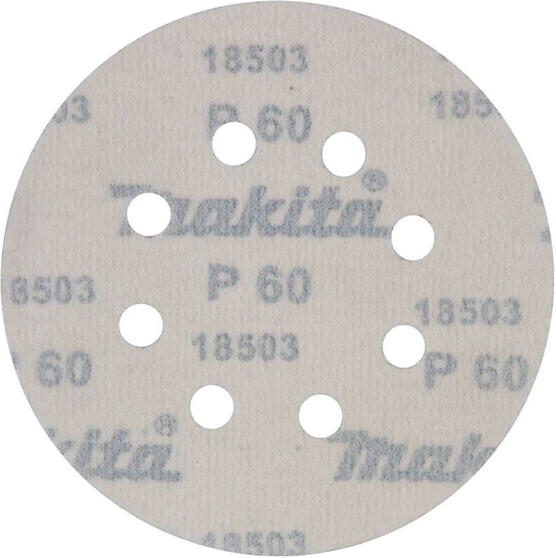 Schleifpapier Klett 125 mm K60 10 St. - D-65822 - Makita