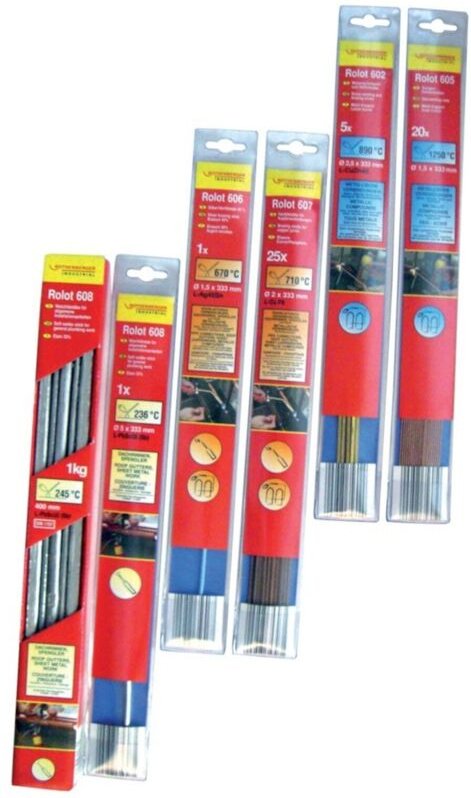 Hartlötstäbe Rolot Nr.3.5603SB a 8 Stück Rothenberger