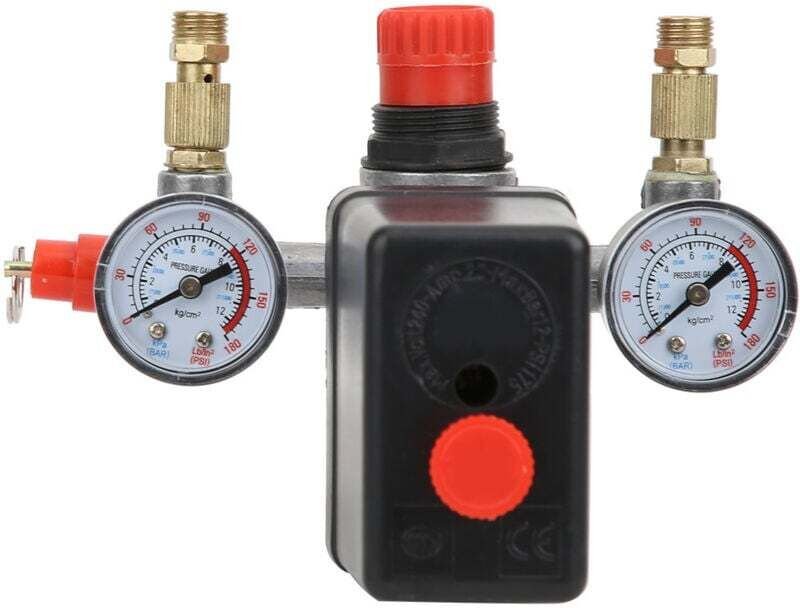 Régulateur De Pression 125 PSI Valve Commutateur Pour Compresseur D'Air