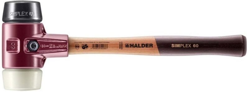 Halder Schonhammer simplex 60mm Gummi/Nylon