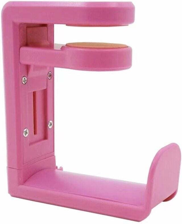 Supporto per cuffie, supporto per cuffie regolabile, supporto per cuffie da gioco con rotazione a 360° e clip per cavi p...