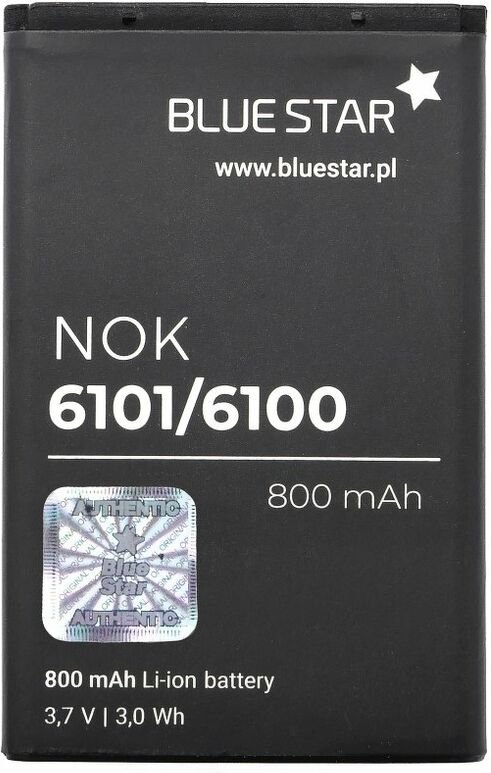 Bluestar - Akku Ersatz kompatibel mit Nokia BL-4C für: C2-05, X2, 6100, 6300, 2650, 2705,3500,5100 u.v.m 800 mAh Austaus...