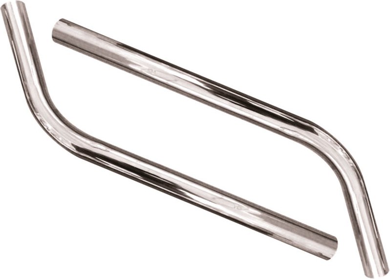 Cleancraft Saugrohr Ø 38 mm / 2 x 0,57 m, verchromt, 7013382