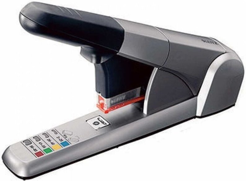 Blockheftgerät K6-K12 fest 80 Bl. (80 g/m²) Metall/Kunststoff silber