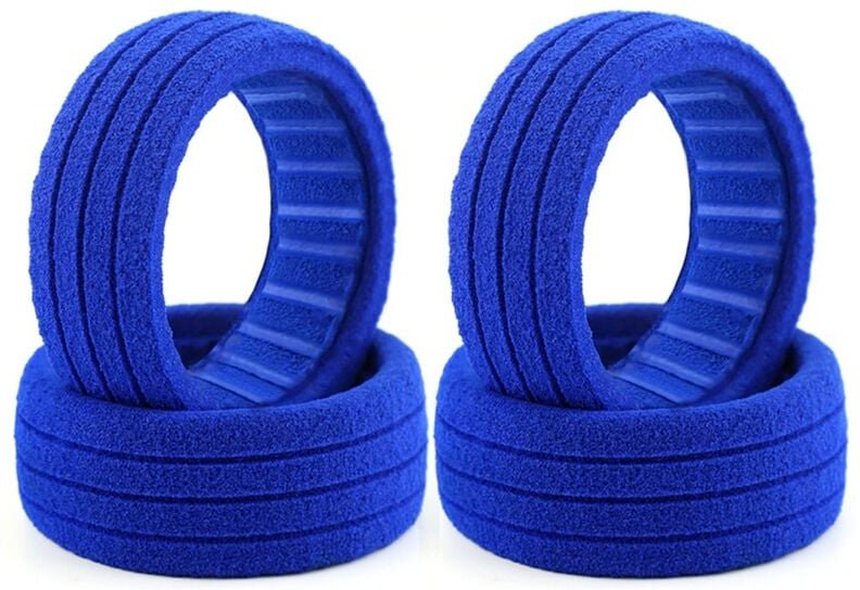 Tlily - 4 StüCk 1/8 rc Autoreifen Schaumschwamm für Arrma kraton Redcat MP9 Hobao Upgrade Teile