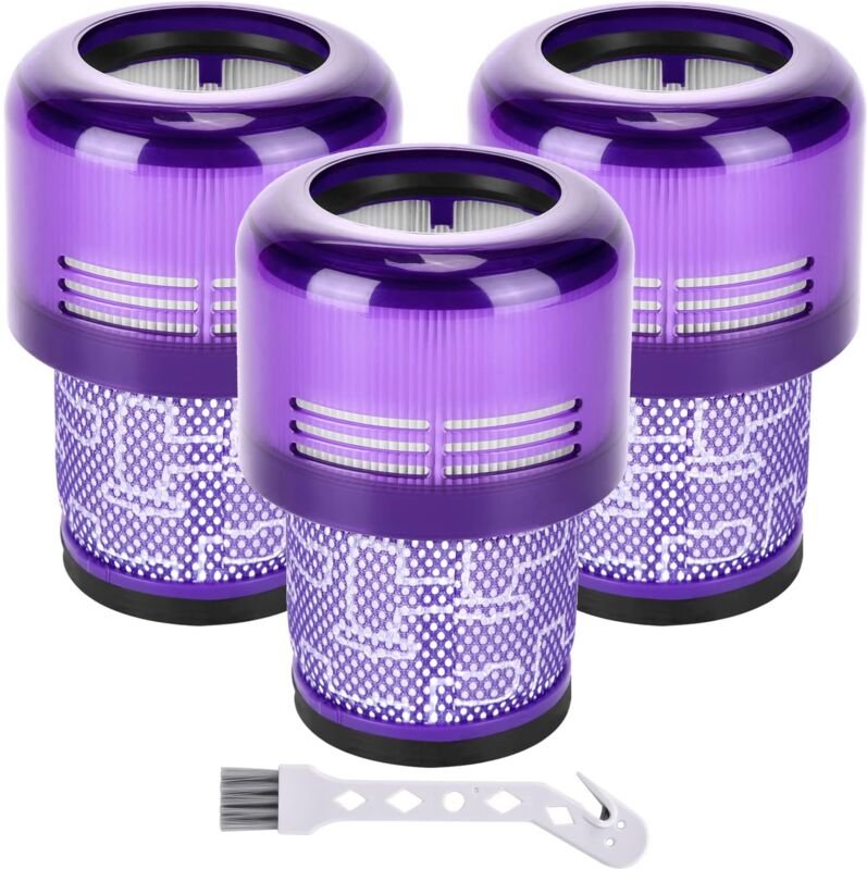 Filter für Dyson V11, 3 Filter für Dyson Staubsauger V11 Absolute Extra Pro Animal Torque Drive V15 Detect, Vergleich mi...