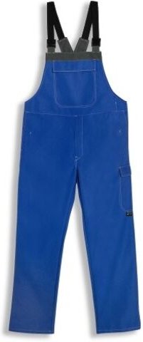 Uvex Perfect Acid 8882 Arbeitshose - Blaue Latzhose gegen Chemikalien: 56/58