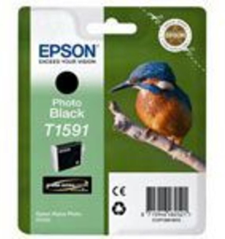 Epson Tintenkartusche Stylus Photo R2000, C13T15914010, photo black, 17ml (C13T15914010)