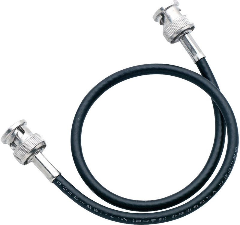 Mueller Electric - BU-5050-B-48-0 Messleitung BNC-Stecker BNC-Stecker 1.2 m Schwarz 1 St.