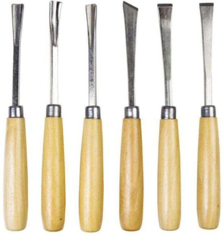 Ensemble De 6 Ciseaux À Bois Professionnels Pour Sculpture Menuiserie Charpente Bricolage