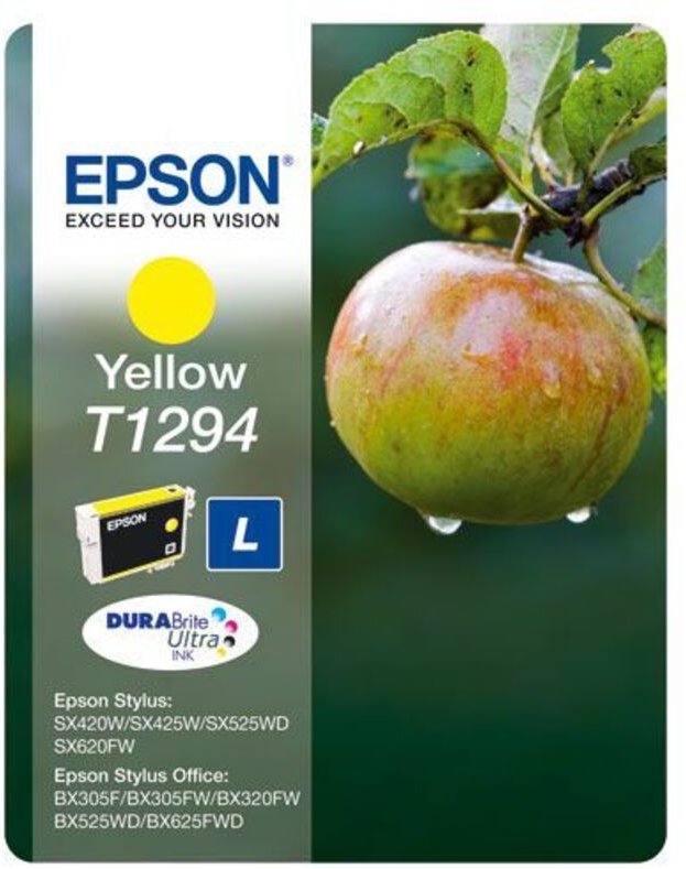 Epson Apple Singlepack Yellow T1294 DURABrite Ultra Ink