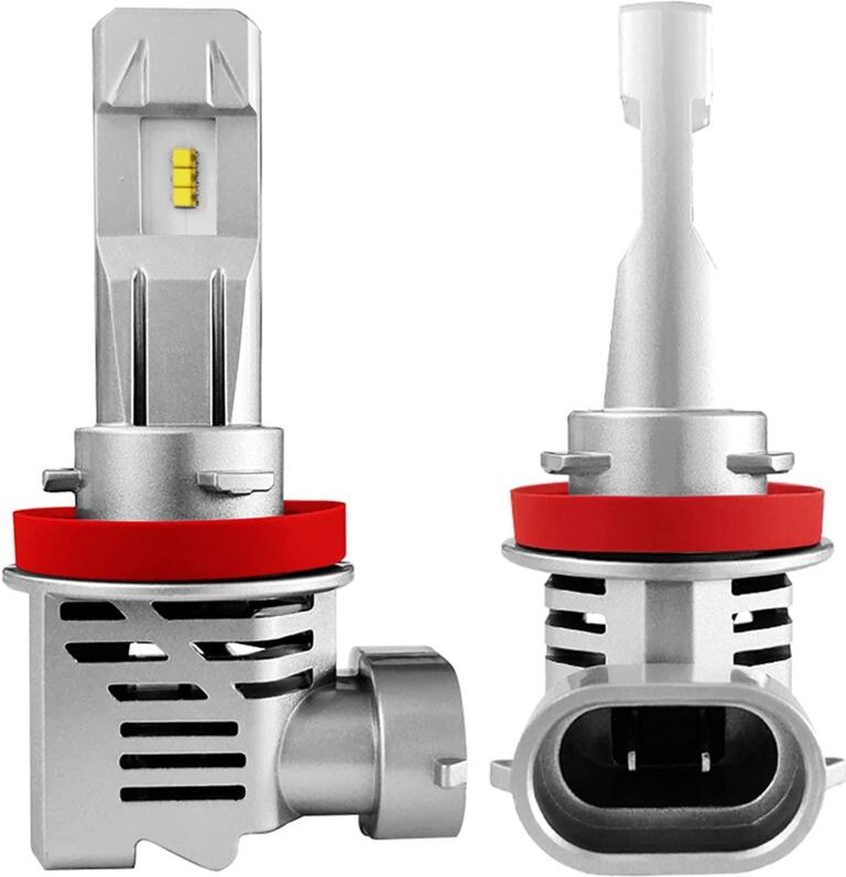 H11 H8 H9 H16 LED-Scheinwerferlampen, 12000 lm pro Set, 6500 k, kaltweiß, kabellose Glühbirne, 2 Stück