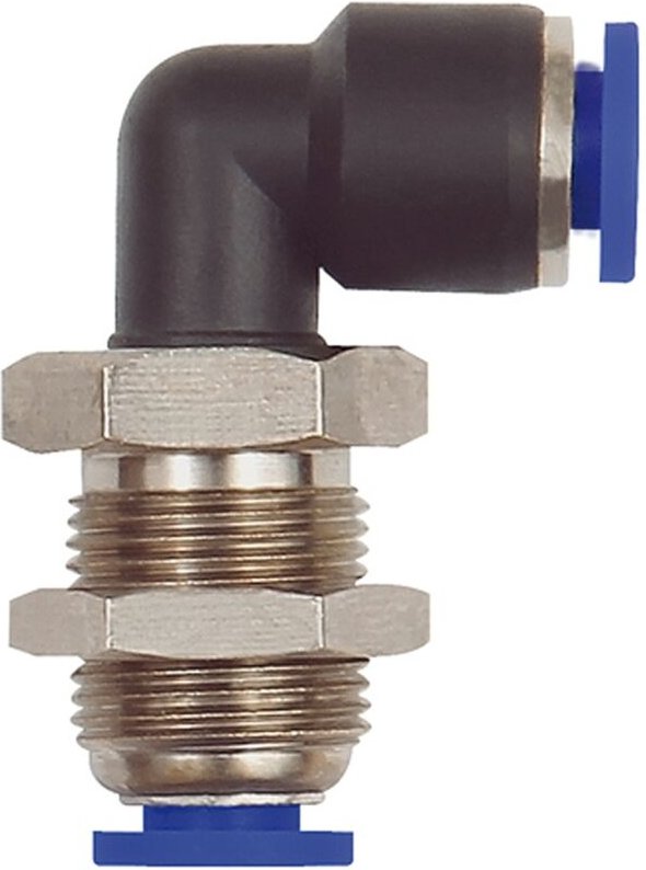 Riegler L-Schott-Steckverbindung »Blaue Serie« mini, M8x0,75, Schl.-Ø 3