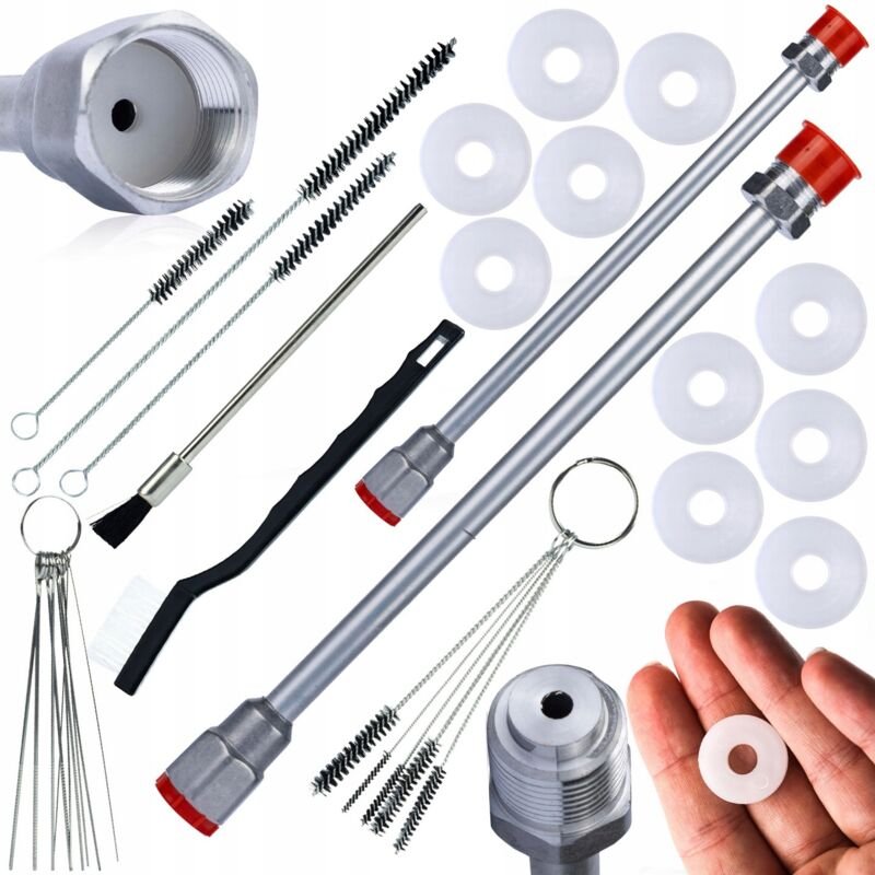 Rosfix Set – Verlängerungslanze für Farbsprühsystem 30cm, 50cm 290 bar, Gewinde 7/8'' Professionelle Anwendungen Zubehör...