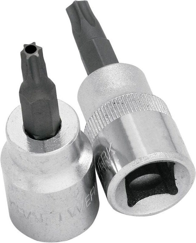 Kraftwerk - 3/8' TX-Bit-Stecknuss T60 mit Bohrung