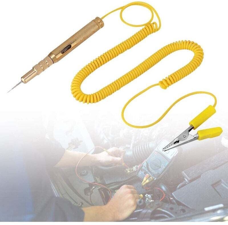 Kfz-Stromkreisprüfer (6 V, 12 V, 24 V), Kfz-Relaiseter, Kfz-Elektriktester mit Kontrollleuchte für Mechaniker zur Prüfun...