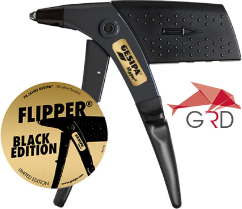Gesipa Bilndniethandgerät Flipper Spezial - 70 Jahre Jubiläumsedition schwarz