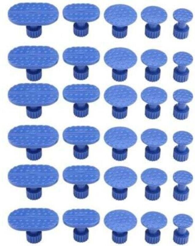 30-teiliges Set zur Beseitigung von Karosseriedellen, lackschadenfreie Ausbeulwerkzeuge, Klebstoffentferner