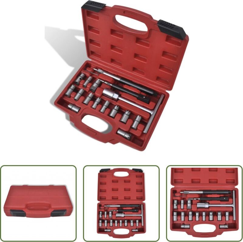 Injektor Dichtsitz - Diesel Injektor Dichtsitz Fräser Set 17-teilig