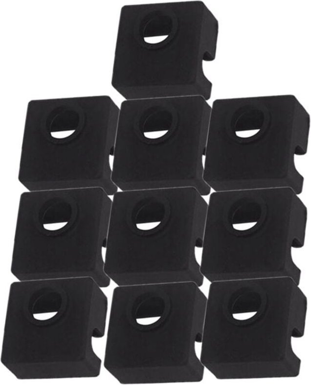 10 Teile/los 3D Drucker Düse Silikon Socken Abdeckung Heizung Isolierung Fall für Heizung Block -10 Extruder