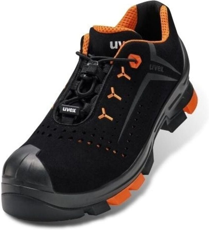 Uvex Sicherheitshalbschuhe S1P SRC uvex 2 aus Mikrovelours, uvex xenova Kunststoffkappe, Weite 10, Größe 43