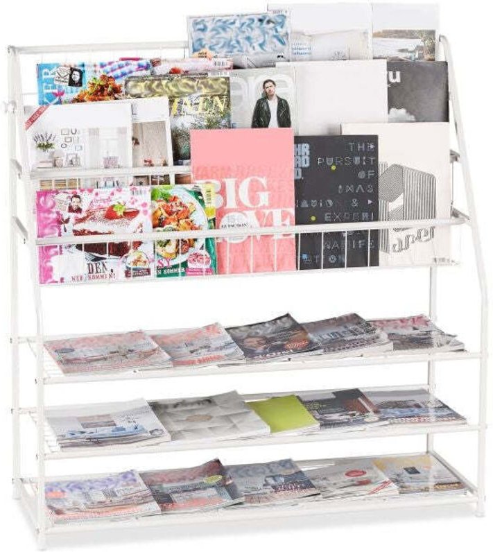 Metal magazine rack xl