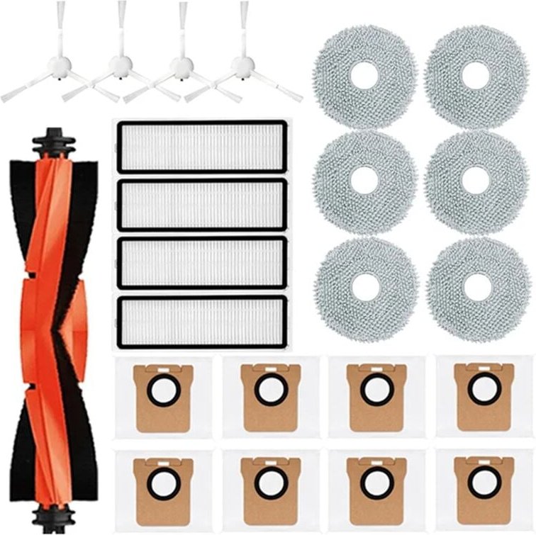 Für Roboter Vakuum X20 Seite Pinsel Hepa-Filter Mopp Tuch Staub Tasche