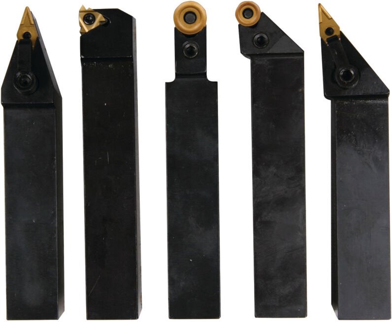 Optimum 3441623 Drehmeißel-Satz HM 25 mm, 5-teilig