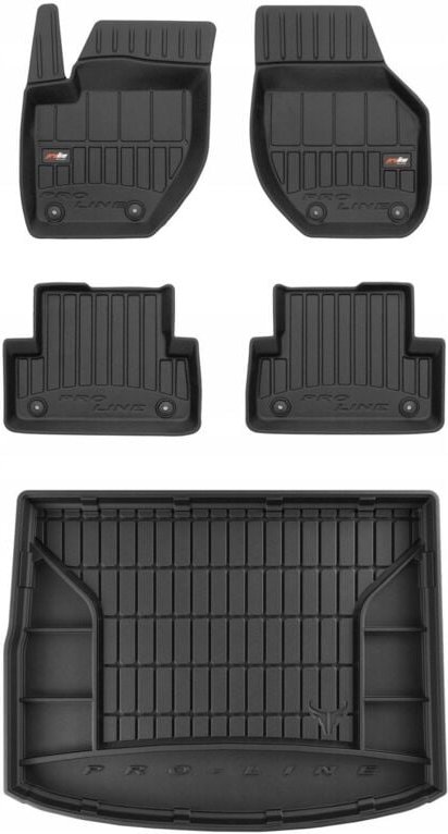 SET 3D Gummimatten Volvo V40 2 HB 2012-2019 g