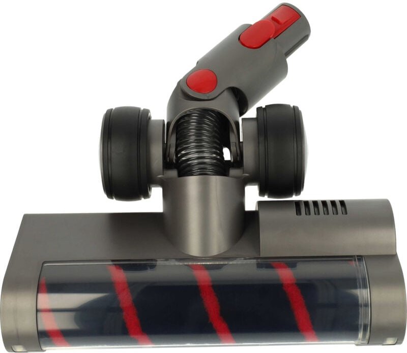 Turbodüse Bodendüse Softbürste kompatibel mit Dyson V8, V7, V15 Detect Complete Staubsauger, 25 cm breit, mit Softwalze ...