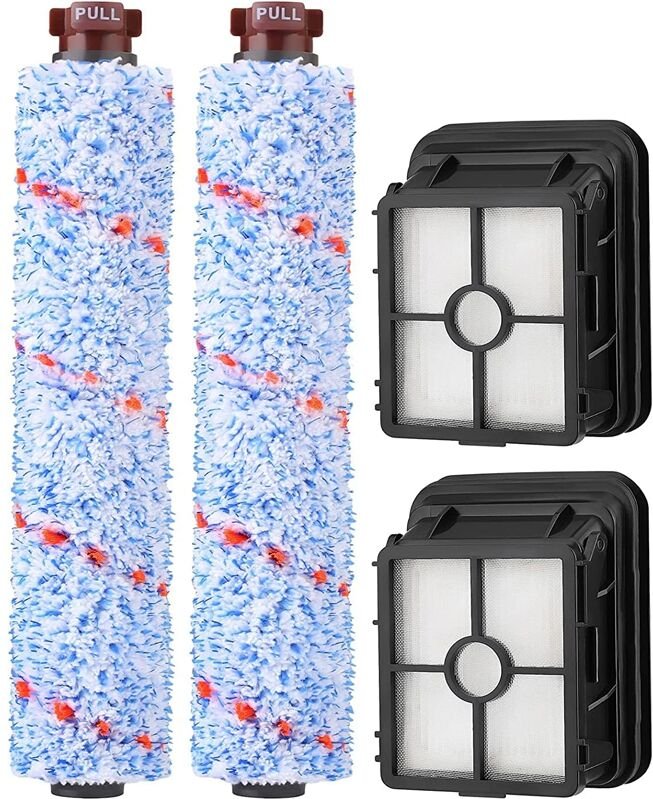 2er-Pack Bürstenwalzenfilter-Zubehör, kompatibel mit Bissell Crosswave Serie 17132, 2225N, 2582N, 25821, 2519, 1785, 192...